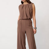 FalconCC Pleat Suit - Walnut