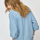 TillyCC SS Blazer - Fade Denim