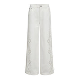 ColetteCC Embroidery LL Pant - Off white