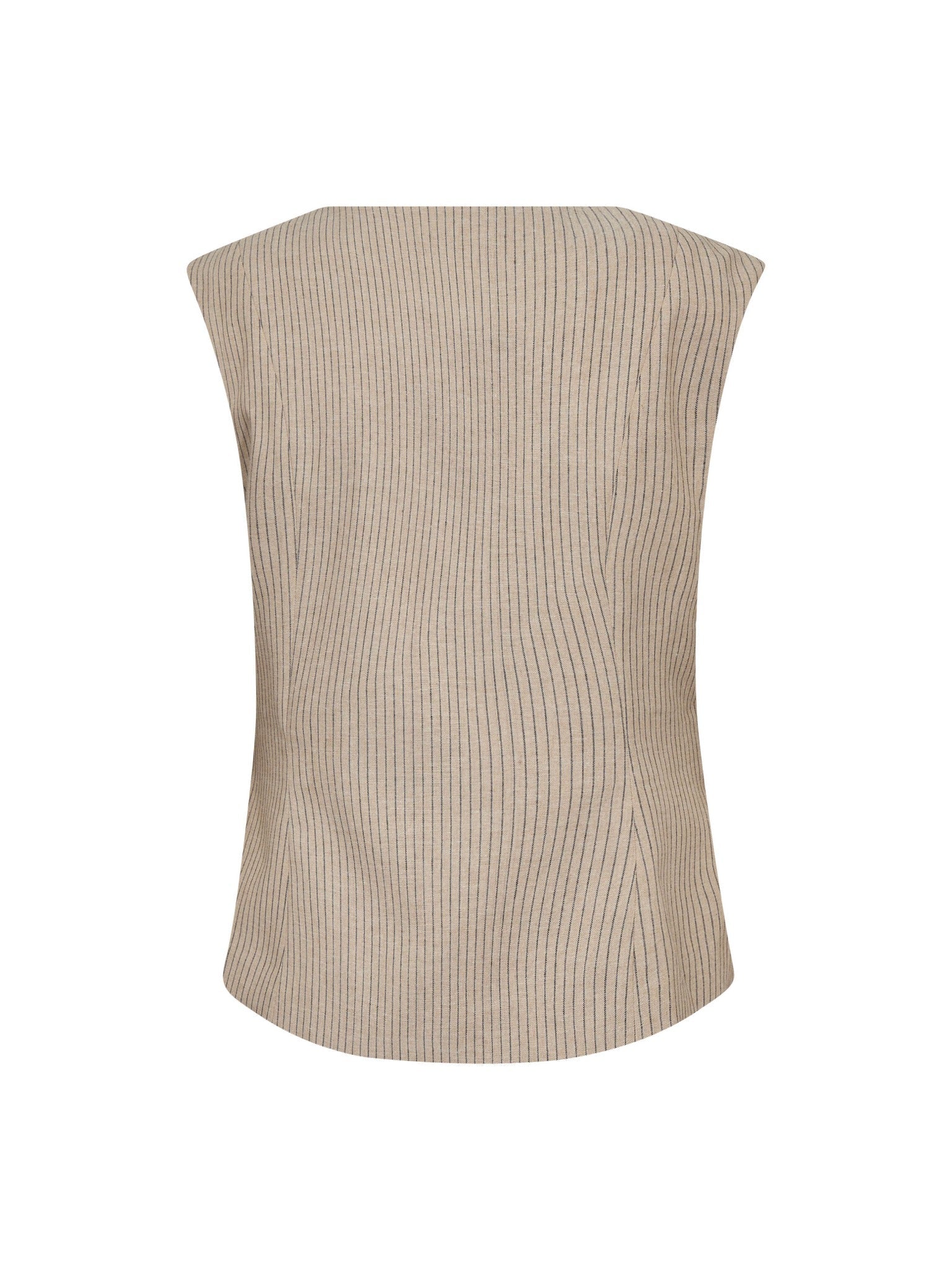 NadineCC Fitted Vest - Bisquit - Co'couture