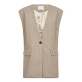 NadineCC Oversize Vest - Bisquit