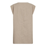NadineCC Oversize Vest - Bisquit