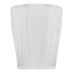 ZelliCC Padded Pleat Top - White - Co'couture