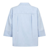 PoppyCC V-Blouse - Pale Blue