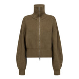 RowCC Zip Knit Cardigan - Army