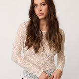 BarnaCC O-Neck Blouse - Off-White