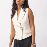 AliniCC Wrap Vest - Bone