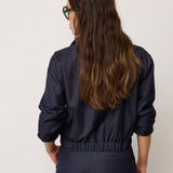TerryCC Double Breasted Blazer - Navy Denim