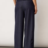 TerryCC  Barrel Pant - Navy Denim