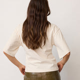 43013 ZengaCC Tee O-Neck - Pearl - Olive