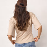 43013 ZengaCC Tee O-Neck - Mink