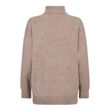 RowCC Rib Padded Roll-Neck Knit - Mink