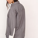 PennyCC Pin Shirt - Mid Grey