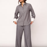 PennyCC Pin Shirt - Mid Grey