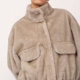 CasioCC Teddy Jacket - Light Grey