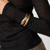 SvalaCC O-neck Blouse - Black