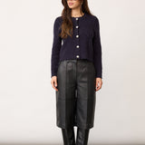 32130 RowCC Pointelle Cardigan - Navy