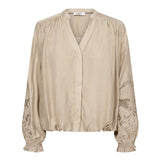 DelinCC Balloon Emb Shirt - Mink