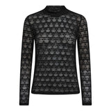 BarieCC Turtleneck Blouse - Black