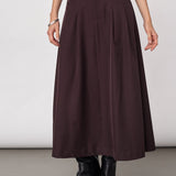 LunaCC New Pocket Pleat Skirt - Bison