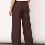 LunaCC Wide Pant - Dark Brown