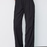 AminaCC Logo Sequin Pant - Black