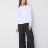 DaliaCC Sleeve Pleat Shirt - White