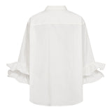 HalenCC Flare Shirt - White
