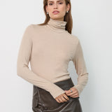 RigoCC Rollneck Blouse - Walnut