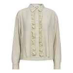 AlbieCC Frill Shirt - Creme - Co'couture