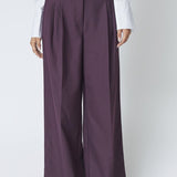 AlmiraCC Pleat Pant - Plum - Co'couture