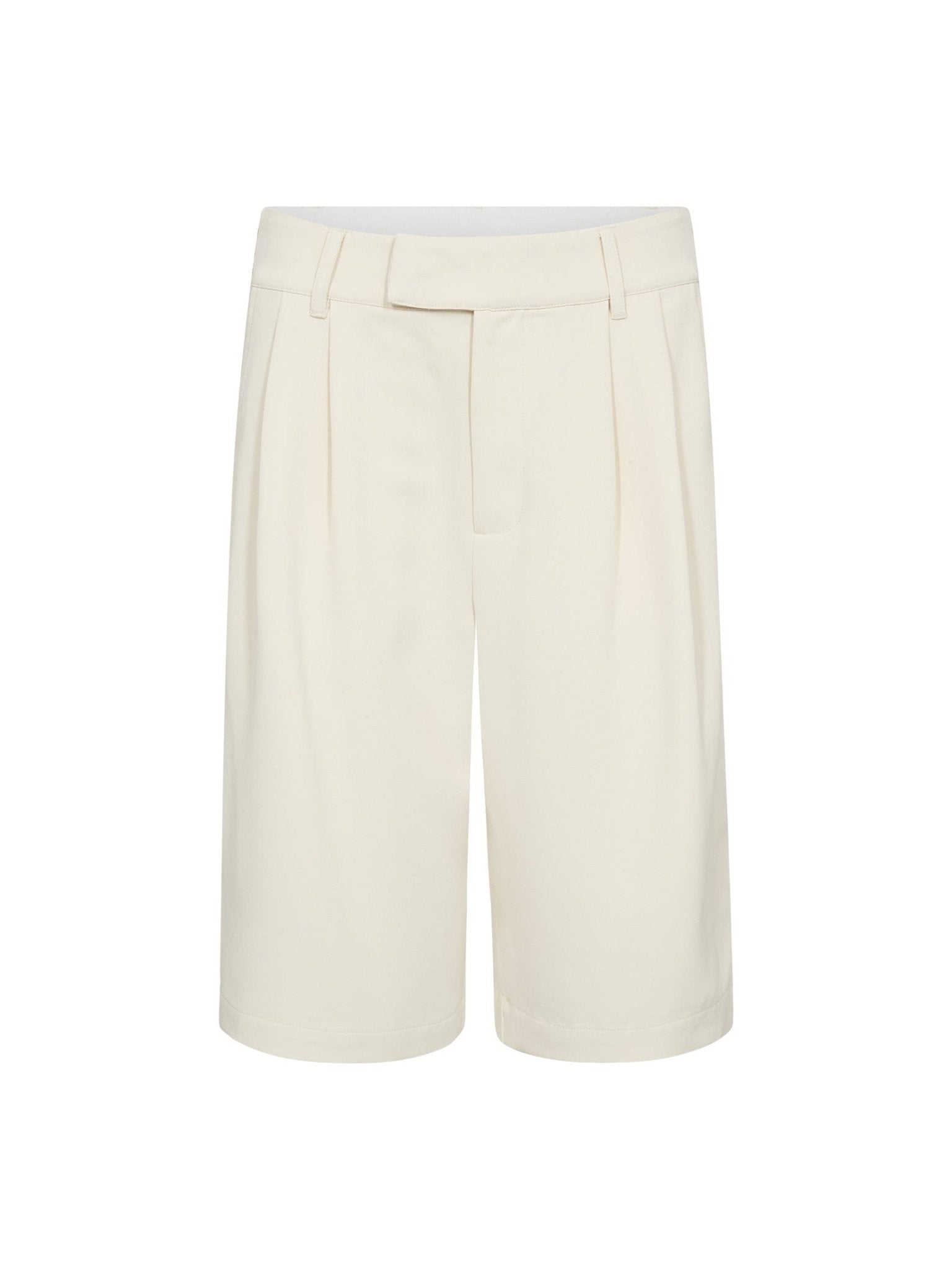 AminaCC Pleat Bermuda - Bone - Co'couture