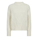 BenalCC Cable O - Knit - Off white - Co'couture
