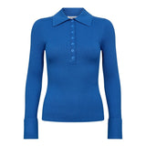 BonnyCC Polo LS Knit - Blue - Co'couture