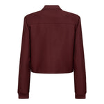 BostonCC Crop Jacket - Burgundy - Co'couture