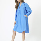 Callum Volume Dress - New Blue - Co'couture