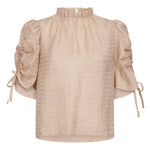 CharlieCC SS Puff Blouse - Powder - Co'couture