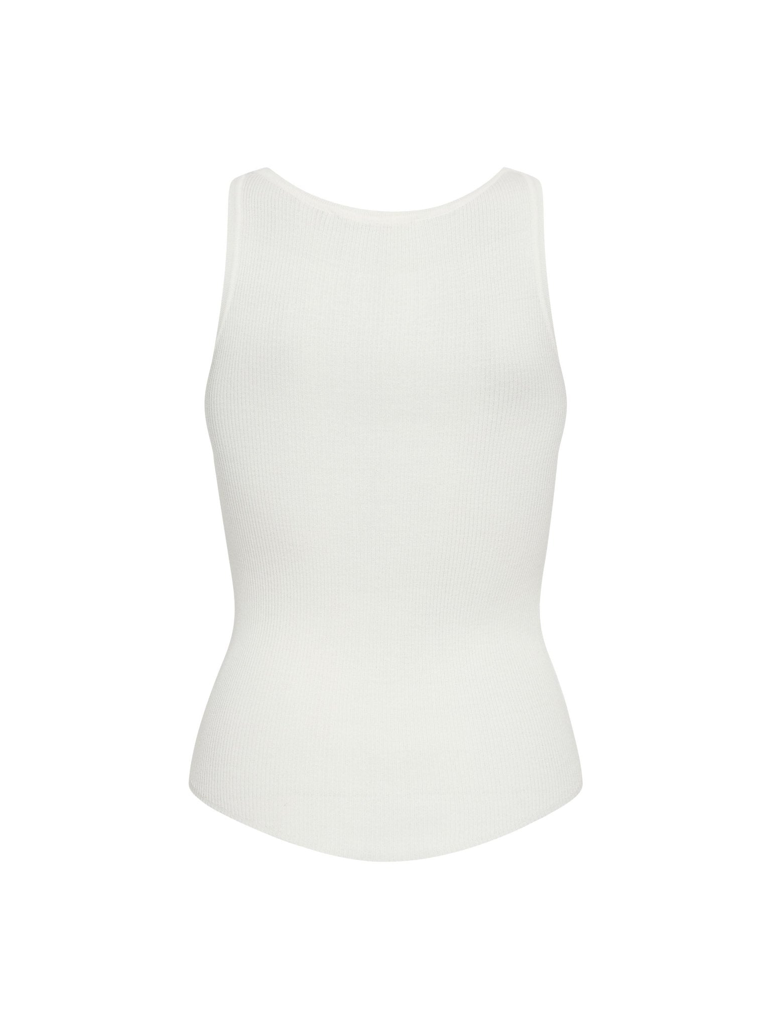 ClaireCC Rib Tank Top - Off white - Co'couture