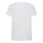 Co'coutureCC Foil Tee - White - Plum - Co'couture