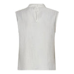 ConnyCC Drape Top - White - Co'couture