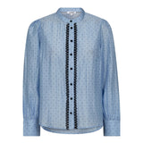 DallyCC Dot Shirt - Pale Blue - Co'couture