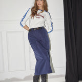 EdgeCC Sport LS Tee - Off - White Blue - Co'couture