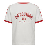 EdgeCC Stripe V - Tee - Offwhite Flame - Co'couture
