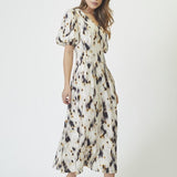 ElisaCC Pleat Dress - Bone - Co'couture