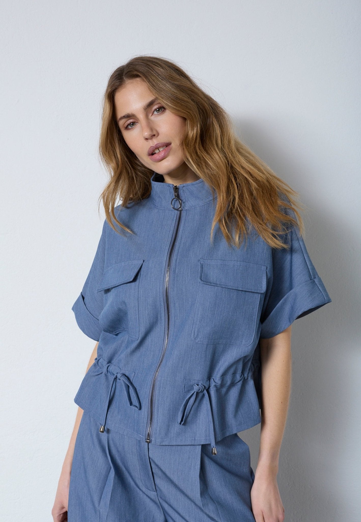 EllyCC Vest - Dusty Blue - Co'couture