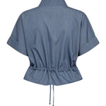 EllyCC Vest - Dusty Blue - Co'couture