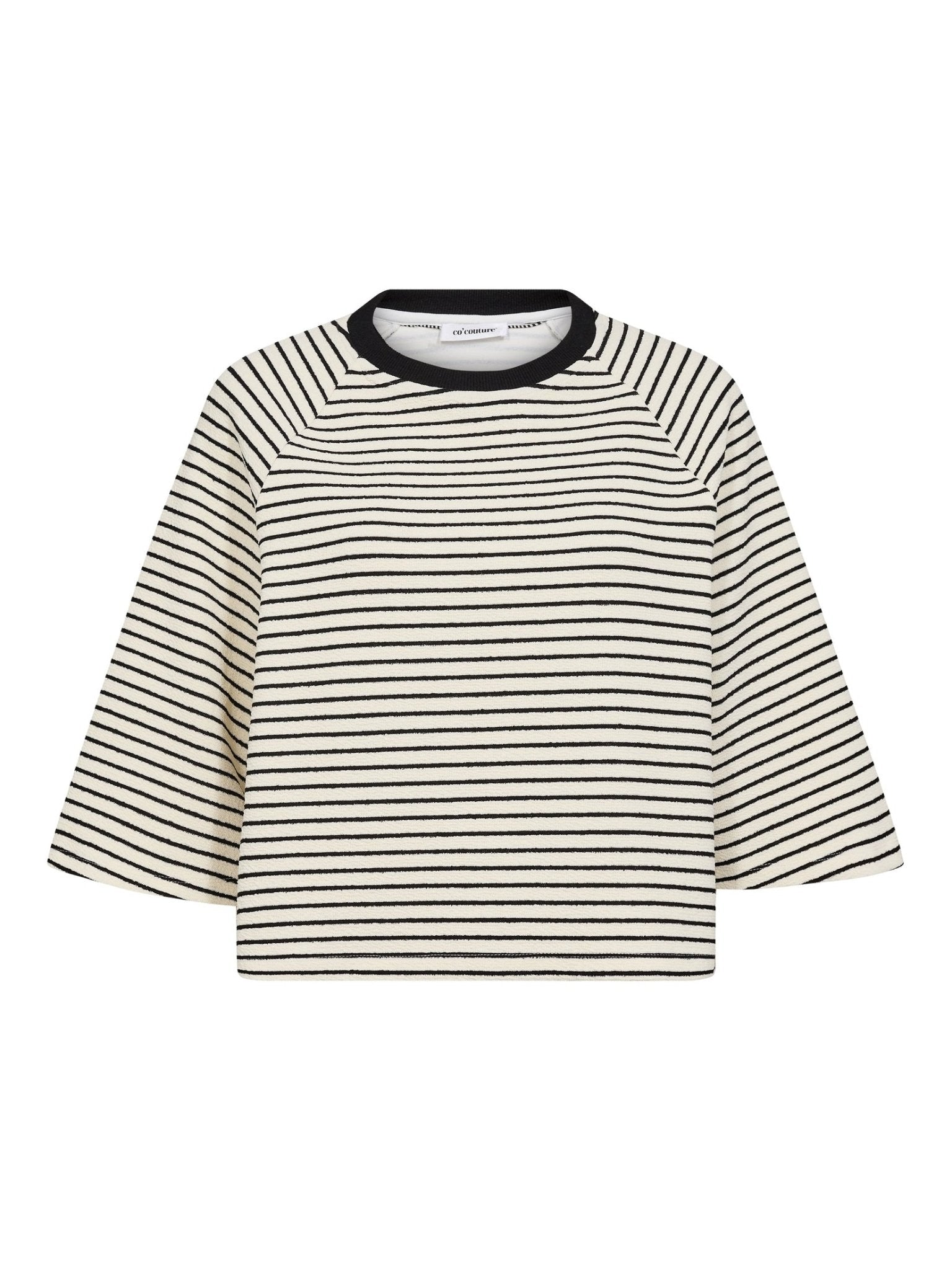 ErinCC Stripe Tee - WhiteBlack - Co'couture