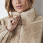 FeraCC Faux Fur Jacket - Creme - Co'couture