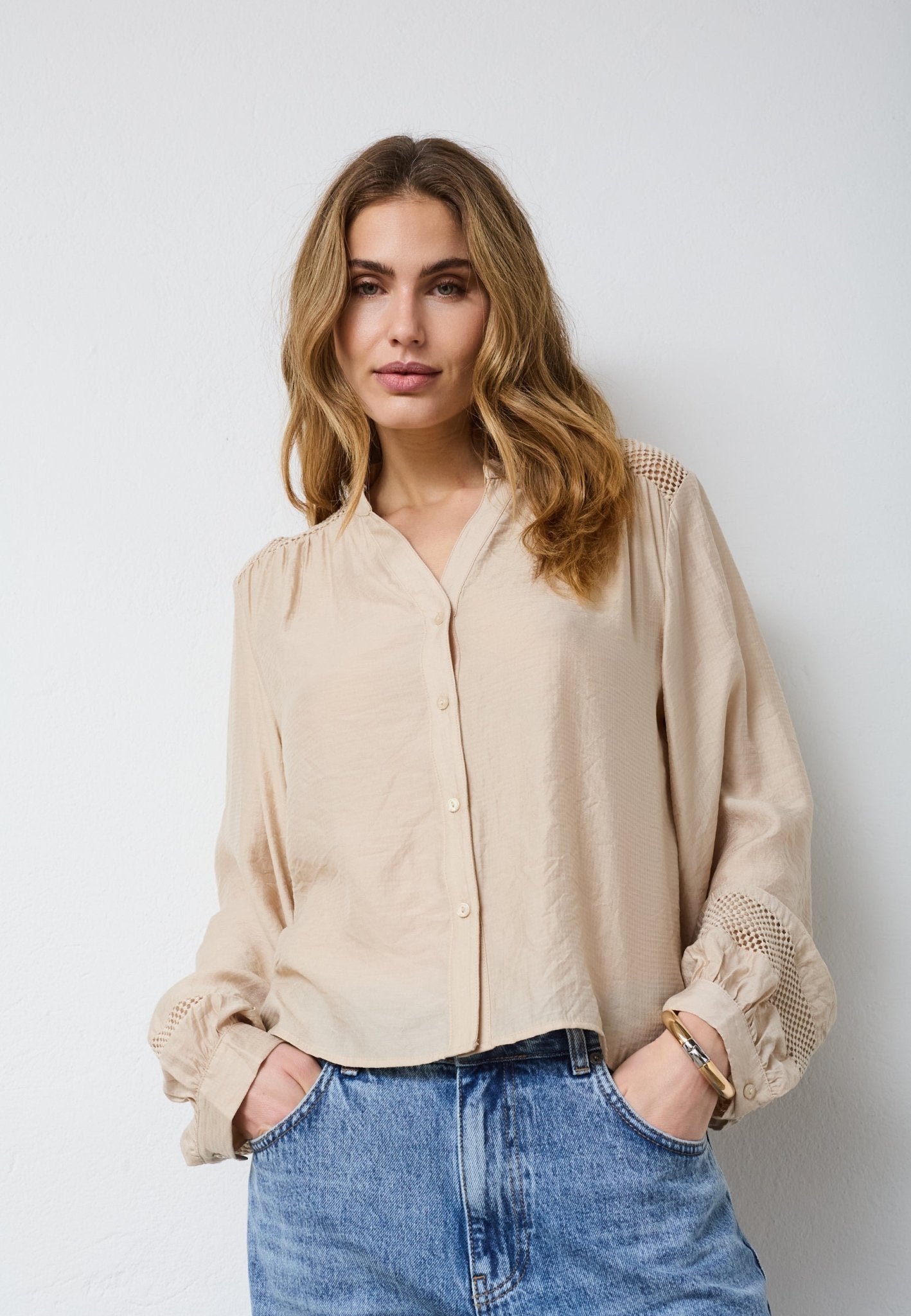 GwendaCC V - Shirt - Mink - Co'couture
