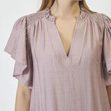 HeraCC SS Frill Dress - Old Rose - Co'couture